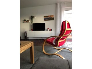 Wohnzimmer Blick von der Couch