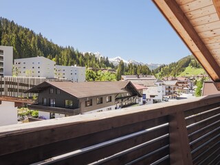 Ausblick aus dem Balkon
