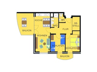 Wohnungsgrundriss