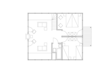 Casa per le vacanze Baabe Pianta del piano 23