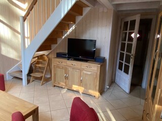 ..mit Flachbild TV