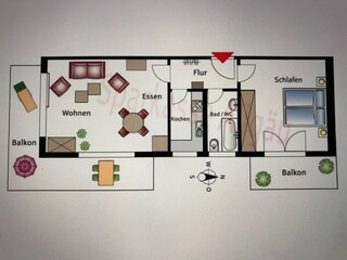Apartamento de vacaciones Obermaiselstein Plano de planta 27