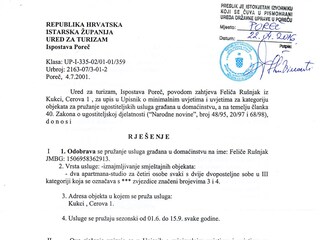 Casa per le vacanze Porec Documento 37