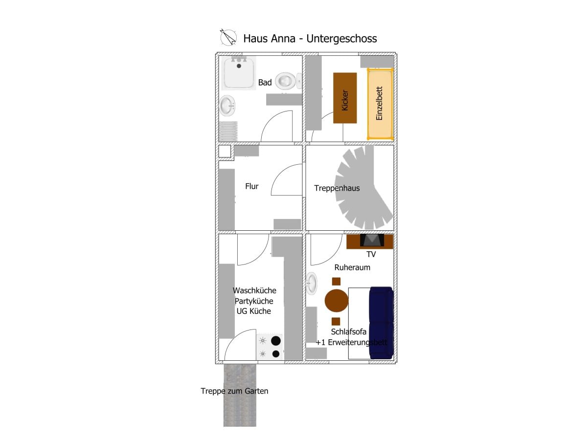 Ferienhaus Duhnen Grundriss 14