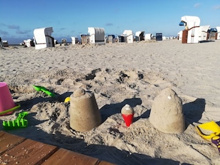 Strand als toller Spielplatz