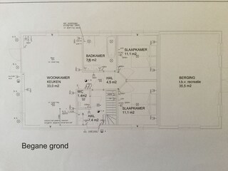 Casa per le vacanze Ballum Pianta del piano 21