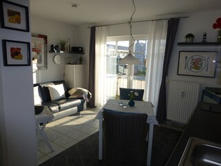 Blick auf den Balkon