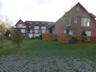 Hausansicht vom Strand