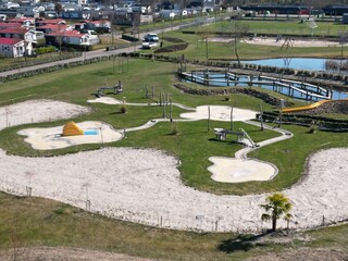Wasserspielplatz im park