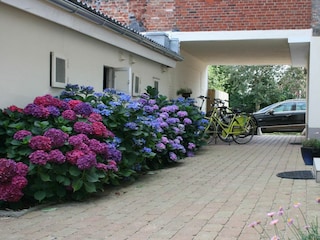 Der Eingangsbereich zu unseren Stadtwohnungen 1 - 5.