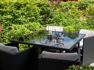 Außensitzplatz Appartement Himmelsstürmer