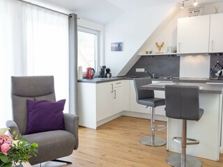 Sitzecke/Küche App. Pedalritter + Weltenbummler