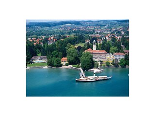 Grand Hotel Bad Schachen with jetty and lido