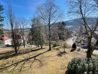 Blick vom Wohnzimmer