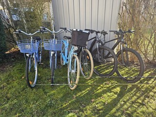 6 hauseigene Fahrräder