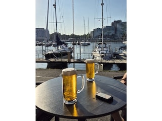 Abend am Hafen