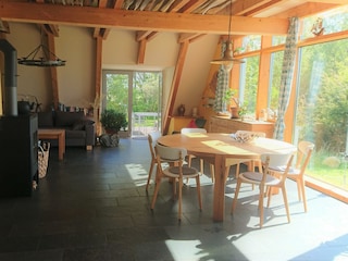 Blick zur Terrasse