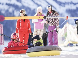 Skigebiet Kappl – Pisten im Schnee