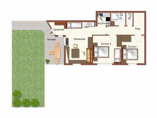 Apartamento de vacaciones Hippach Plano de planta 33