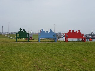 Büsum am Hafen