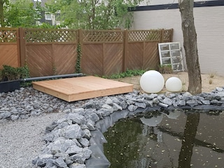 Garten mit Teich