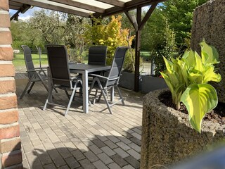 Überdachte Terrasse