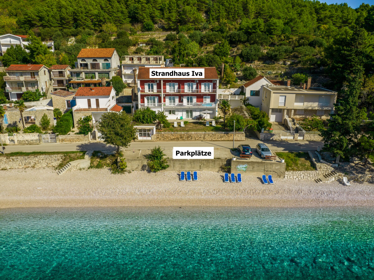 Strandhaus Ivana mit Blick auf den Strand
