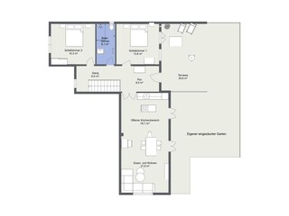 Appartamento per vacanze Oberammergau Pianta del piano 22