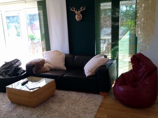 living room with sofa