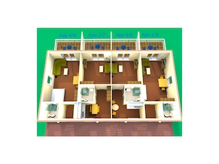 Grundriss Apartmenthaus