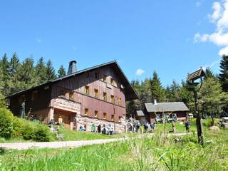 beliebtes Wanderziel, die Suhler Hütte