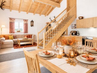 Ferienhaus Mauth Wohnzimmer 11