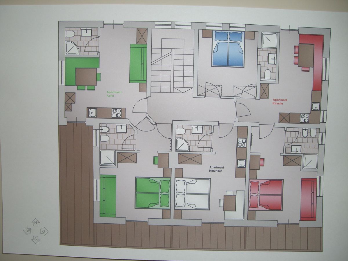 Die Wohnung "Apfel" in der Farbe GRÜN