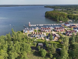 Die Plau Lagoons von oben