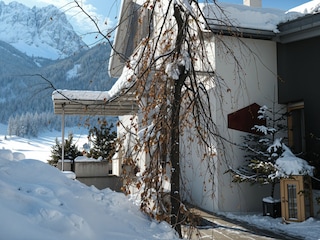 Eingangsbereich im Winter