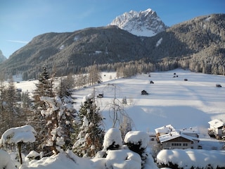 Blick vom Balkon