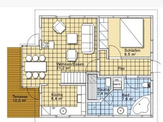 Casa per le vacanze Baabe Pianta del piano 27