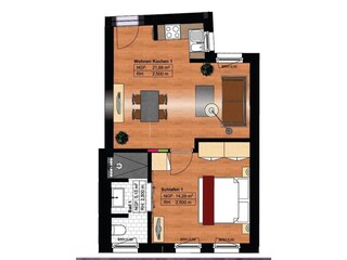 Ferienwohnung Norderney Grundriss 13