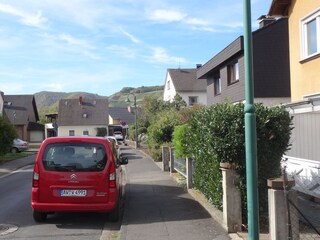 Blick in die Anliegerstraße
