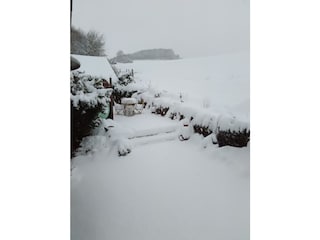 Terasse im Winter