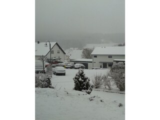 Blick vom Balkon