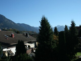 Blick vom Balkon