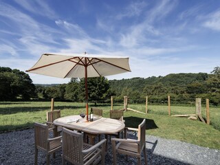 Walkham-Garten mit Blick auf das Tal