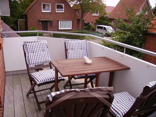 Balkon mit Ausrichtung nach Westen