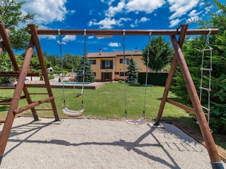 Spielplatz, ideal für Familien mit Kindern