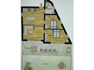 Vakantiehuis Zadar Grondplan 41
