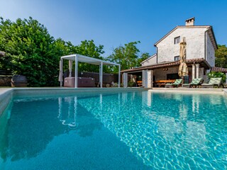 Blue and refreshing pool.