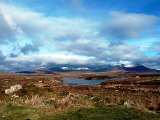 View of mountains from Renvyle penninsula.