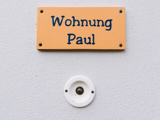 Eingang zur Wohnung Paul