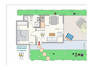 Appartamento per vacanze Wangerooge Registrazione all'aperto 2